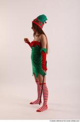 Veronika Elf Pose With Apple